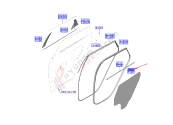 KORUYUCU FİLM SOL ARKA KAPI TUCSON 21 83391-N7100 HMC